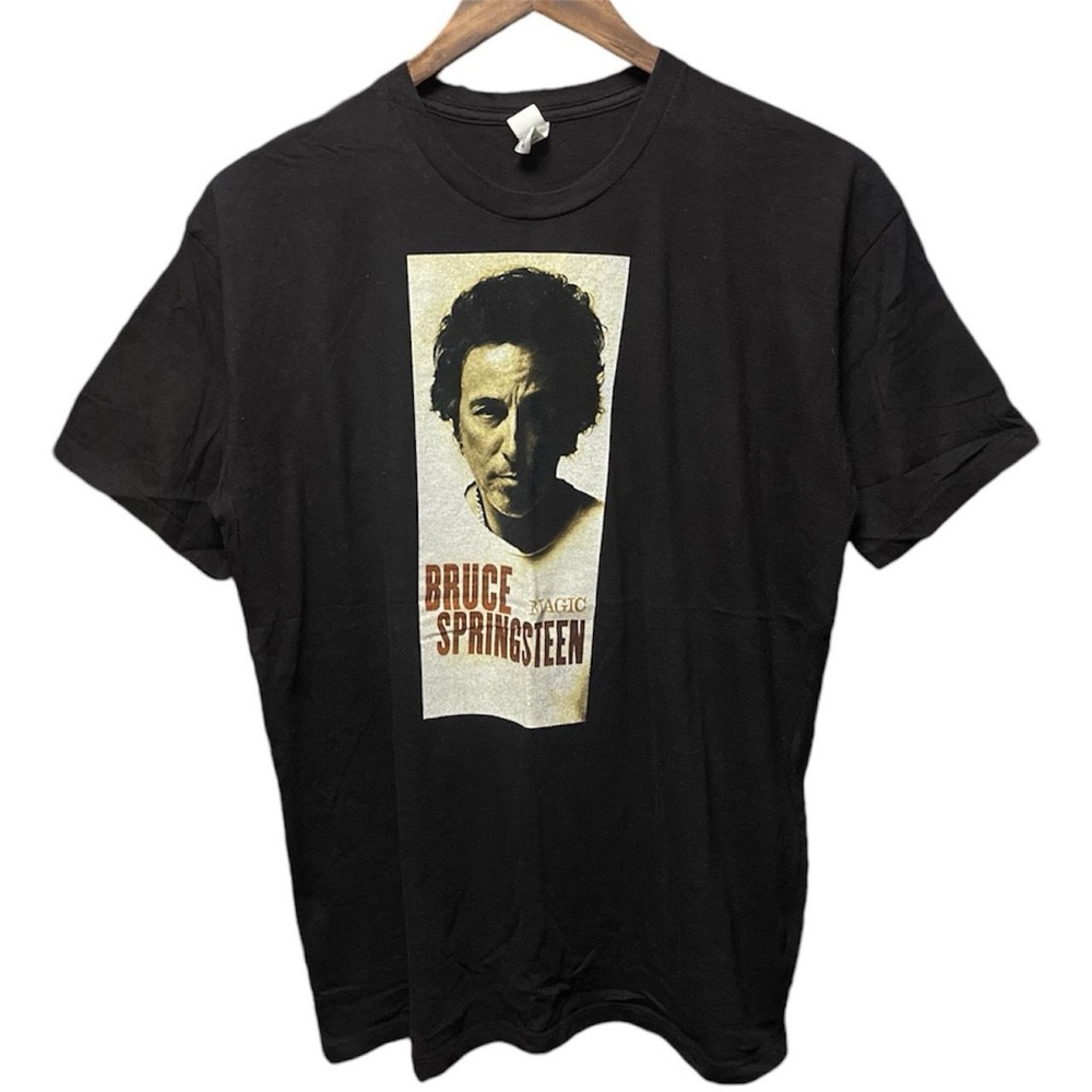 Bruce Springsteen Magic rock artist short sleeve casual band tour concert shirt